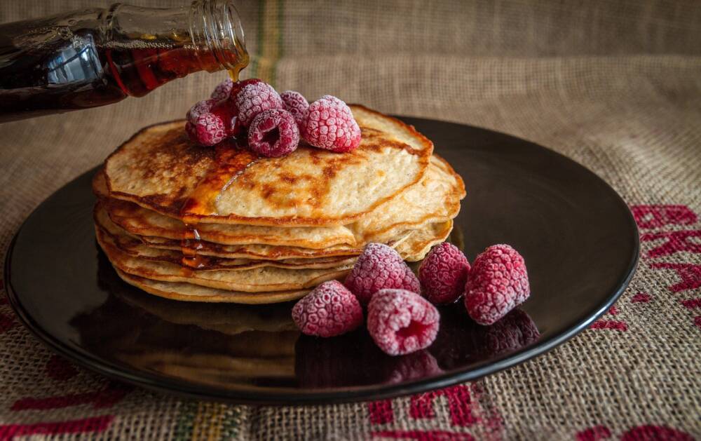 Pancakes framboises