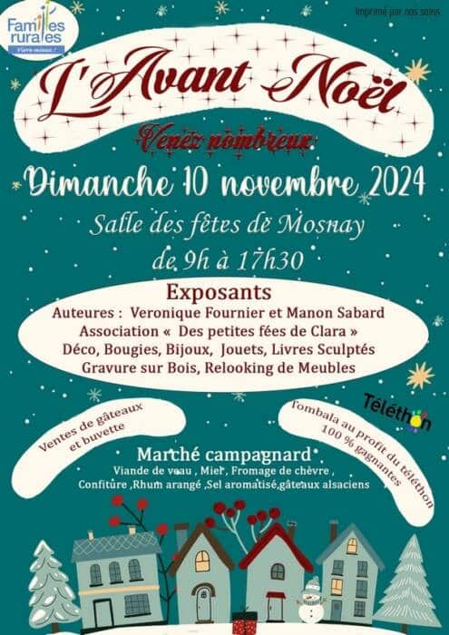 Avant Noel 10 novembre Mosnay