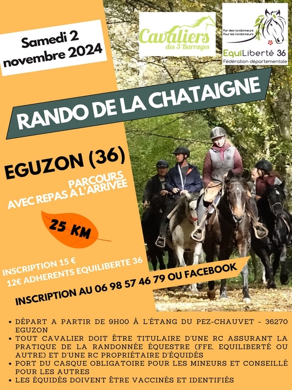 Rando équestre de la chataigne