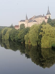 Saint Gaultier , vue sur la collègiale