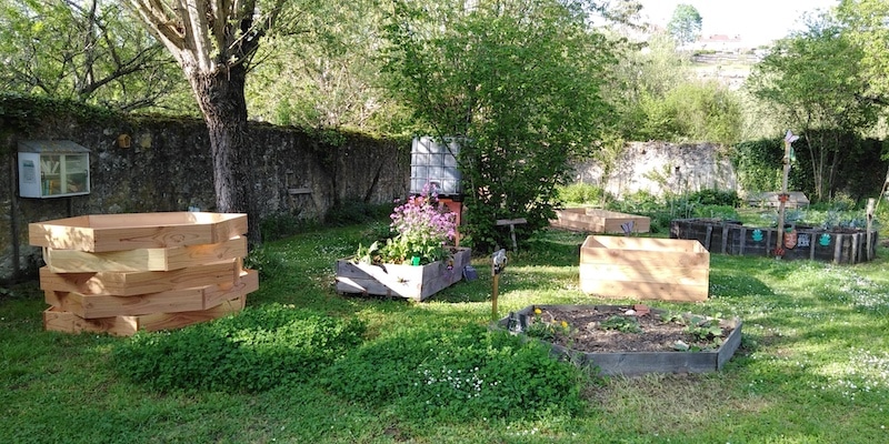 les jardins partagés grenouille